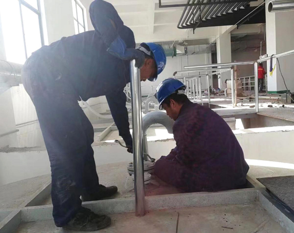 润滑油清洗现场